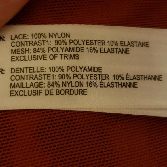 City Chic Clementine Lace Garter Belt in Red XS/14 - Picture 12 of 12